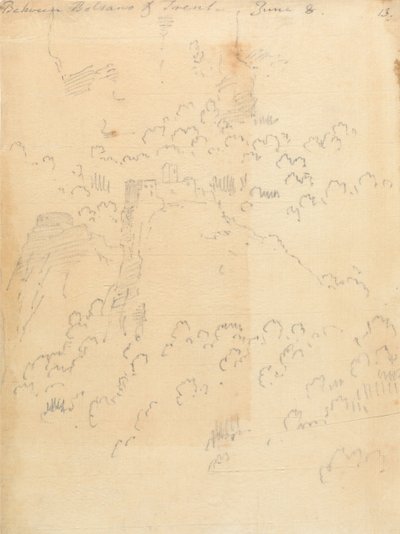 Zwischen Bozen und Trient, 8. Juni von John Robert Cozens